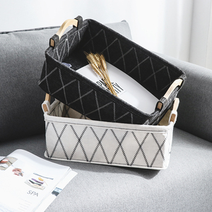 Home Decor Luxury Gift Picnic Basket Daily Storage Organizer Basket Storage Boxes & Bins