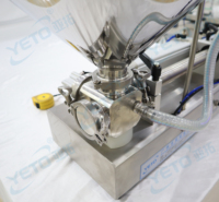 Digne de confiance usine chinoise tête unique 30L trémie Horizontal pneumatique Piston visqueux cosmétiques crème bouteille Machine de remplissage