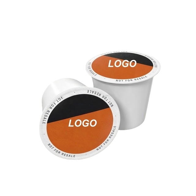 Custom Eco Friendly Disposable Compatible K Cup Biodegradable Capsule Empty Coffee Pod With Lids Used to DIY the Decaf Coffee
