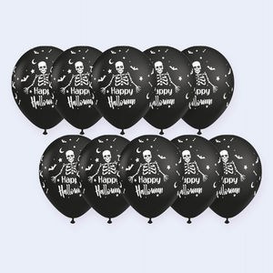 Globos de Fiesta de Halloween, Paquete de 10 Globos de 30 cm para Decoraciones Festivas - Product Image 1