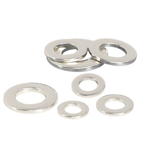 Flat Washer M3 M4 M5 M6 M8 M10 M12 Nickel Plated Carbon Steel Grade 8.8 DIN GBT97 Industrial Use - Product Image 1