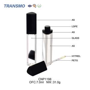 Tubos de Brillo Labial Vacíos Triangulares, Tubos de Brillo Labial Mini con Aplicador de Cristal, Tubo de Aceite Labial de 5 ml con Espejo - Product Image 3