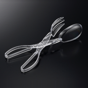 Best-seller DIJOEY T75-S, fourchette, <span class=keywords><strong>cuillère</strong></span> et pince jetables écologiques <span class=keywords><strong>en</strong></span> <span class=keywords><strong>plastique</strong></span> PS argenté pour mariage, pour servir les aliments - Product Image 2