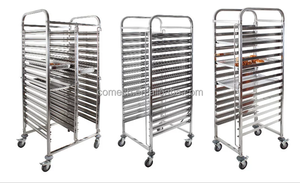 Stainless Steel Herb Drying Rack Multi-Tier Mesh <strong>Trolley</strong> for Medical Herbs Botanicals - Product Image 3