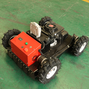 <span class=keywords><strong>Robot</strong></span> de cortacésped sobre orugas con control remoto eléctrico directo del fabricante en el jardín - Product Image 6