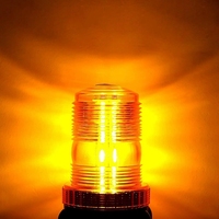 Luz Estroboscópica de Advertencia de Emergencia de Alta Potencia de 12-24 V y 30 LED, Lámpara de Baliza Intermitente para Automóvil, Montacargas, Camión, Autobús Escolar, Ámbar, Rojo, Azul