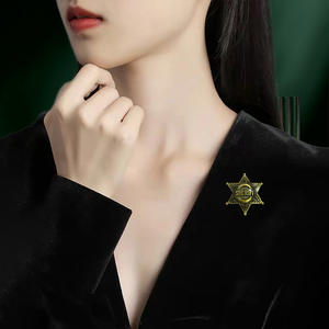 Insignia Metálica Hexagrama SHERIFF, Diseño Exquisito - Product Image 4