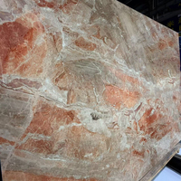 Natürliche Italienische Breccia Damascata Marmorplatte Polierter Breccia-Terrakotta-Stein mit Weißen Adern für Luxuriöse Wand- und Bodenverkleidung