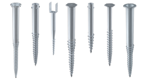 Vis d'ancrage au sol de 76-2000 mm, grande quantité, vis d'ancrage pour quincaillerie - Product Image 2