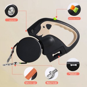 <span class=keywords><strong>Laisse</strong></span> rétractable automatique double pour deux animaux avec chargement USB et lumière, <span class=keywords><strong>laisse</strong></span> pour chien et <span class=keywords><strong>chat</strong></span> d'extérieur - Product Image 3