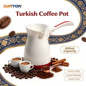 Sunton เครื่องชงกาแฟไฟฟ้าแบบตุรกีพกพาพกพา0.8L ออกแบบโลโก้ได้ตามต้องการ - Product Image 1