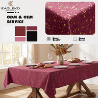 Nappe en velours luxueuse, lavable en machine, en polyester, résistante aux plis, idéale pour les banquets, les mariages et les réunions