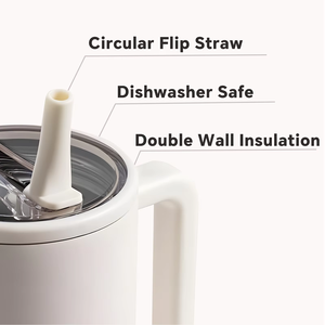 New Straw <b>Lids</b> <b>Travel</b> Insulated 40 oz Wholesale Car Tumblers Thermal <b>Mug</b> Stainless Steel 40oz Tumbler <b>with</b> Handle - Product Image 2