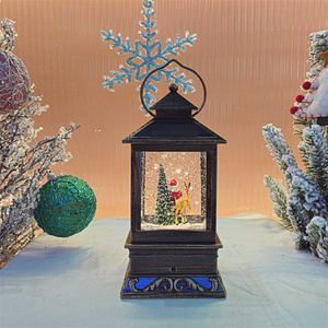Popular Plastic Santa-Shaped Lighted Musical <strong>Christmas</strong> Tree Lamp Factory <strong>Wholesale</strong> Water Lantern Snow Globe <strong>Christmas</strong> <strong>Gifts</strong> - Product Image 2