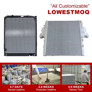20460178หม้อน้ำรถบรรทุกอลูมิเนียมสำหรับ <span class=keywords><strong>Volvo</strong></span> FM FM9 FM12แถบระบายความร้อนเครื่องยนต์ <span class=keywords><strong>FH12</strong></span> 100% brazed รั่ว - Product Image 6
