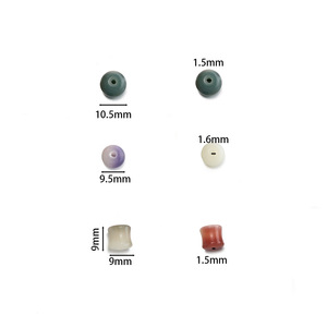 Perles en bois de Bodhi rondes de 10 mm pour la fabrication de bracelets, accessoires de bijoux DIY, perles en vrac, traitées à l'huile naturelle - Product Image 2