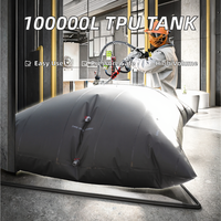 Tanque Flexible Plegable de PVC/TPU Personalizado de Fábrica, de 100 a 10000 Litros, para Almacenamiento de Agua, para Agricultura y Transporte