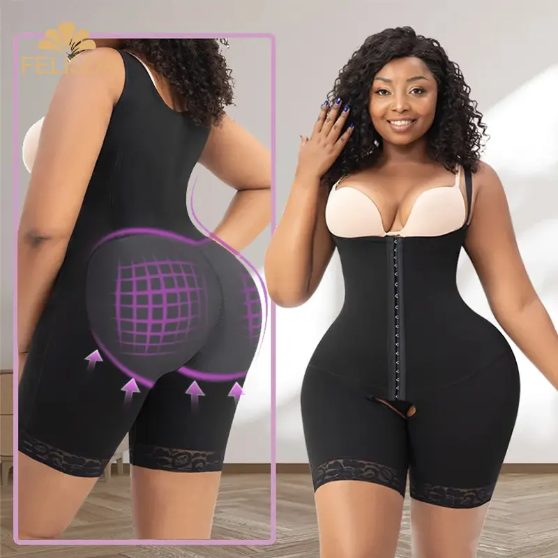 50% Off High Compression Bodysuit Corset Slimming Sheath Full Body Lace Waist Trainer Butt Lifter Tummy Control Belly Shapewear