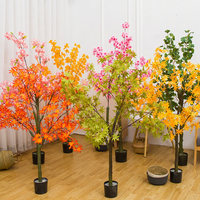 Bonsaï d'arbre bananier artificiel en plastique, plante en pot d'intérieur, décoration de mariage pour salon, verdure, marque YC