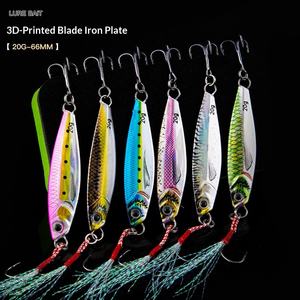 Leurre flottant imprimé en 3D à tir rapide, plaque métallique, appât bionique pour la pêche en <span class=keywords><strong>mer</strong></span> et en eau douce, pour le maquereau espagnol, 10g-60g - Product Image 5