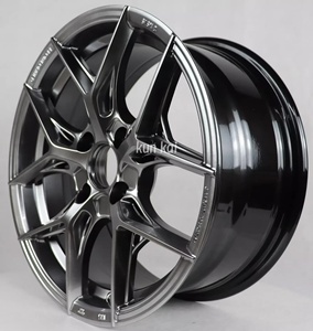 Jantes de voiture en alliage d'aluminium <span class=keywords><strong>14</strong></span>-17 <span class=keywords><strong>pouces</strong></span> 4x100 5x100 <span class=keywords><strong>4x108</strong></span> 5x108 5x114.3 40mm 30mm à rayons multiples - Product Image 4