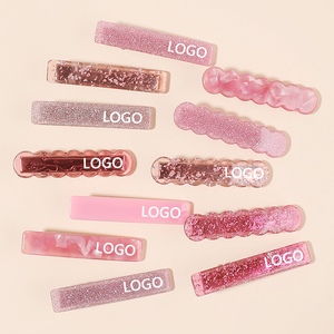 MiDairy โลโก้ที่กําหนดเอง 3000+ สีอะคริลิคอะซิเตทเปลือกหอยรูปคลื่นบาร์ผมจับคลิปด้านข้างสําหรับเด็กผู้หญิง - Product Image 3