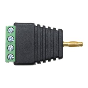 Europe OEM Haute Qualité 4 en 1 3mm Connecteur Banane <span class=keywords><strong>Prise</strong></span> Femelle Laiton Plaqué Or Connecter à <span class=keywords><strong>Prise</strong></span> pour Haut-Parleur Audio HIFI - Product Image 5