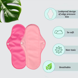 AIO 6 pièces Ensemble de serviettes hygiéniques menstruelles réutilisables respectueuses de la peau <span class=keywords><strong>pour</strong></span> femmes Conçu exclusivement <span class=keywords><strong>pour</strong></span> les pays africains des Nations Unies - Product Image 5