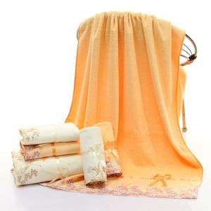 Suave al por mayor hermosa de microfibra cara Toalla de baño conjunto - Product Image 2