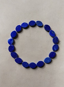 Piedra Preciosa de Lapislázuli Azul Natural de Alta Demanda, Corte Ovalado con Efecto de Luz, 10x14 mm, para la Fabricación de Joyas - Product Image 5