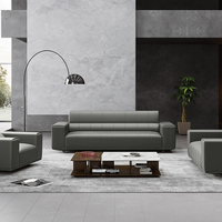 Meilleures ventes Canapé de style moderne avec un design simple Meubles de bureau Ensemble de canapés