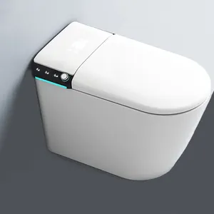 Neueste High-Tech-elektrische Wand-Smart-Toilette Selbst reinigende Smart-Bidet-Fernbedienung Boden Intelligente Smart-Toilette