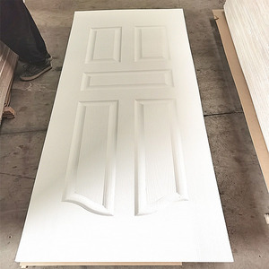 Hoja de piel de Puerta de Hierro de acero y aluminio de diseño moderno Materiales de puerta en relieve con estándar de emisión de formaldehído <span class=keywords><strong>MDF</strong></span> E1 liso - Product Image 2