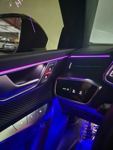 Convient pour 19-23 Audi A6 A7 C8 Lumières d'<span class=keywords><strong>ambiance</strong></span> intérieure Lampes de tableau de bord led rgb néon bande lumineuse d'<span class=keywords><strong>ambiance</strong></span> intérieure - Product Image 6