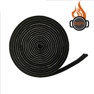 <span class=keywords><strong>Corde</strong></span> d'étanchéité au feu auto-adhésive de 2.3m, remplacement de <span class=keywords><strong>joint</strong></span> en tissu noir à haute chaleur pour barbecue, gril à charbon, couvercle de porte, cadeau pour hommes - Product Image 5