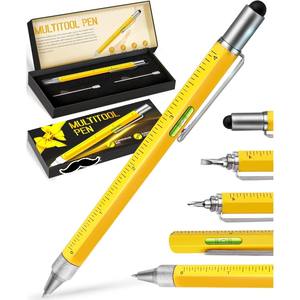 Stylo multifonction 6 en 1 de niveau ingénieur, jauge à bulles, tournevis, règle, stylo, vente en gros de stylos promotionnels - Product Image 6