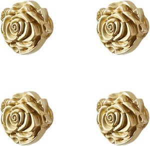 WJXFHTD PCS Perillas para gabinetes en oro cepillado, perillas para gabinetes en latón cepillado, adecuadas para todo tipo de cajones y gabinetes de zapatos - Product Image 1