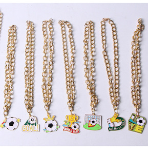 Collar con Colgante de Balón de Fútbol para Mascotas, Cadena Dorada para Gatos y Perros, Colgante de la Copa Mundial de Fútbol, Joyería para Mascotas - Product Image 6