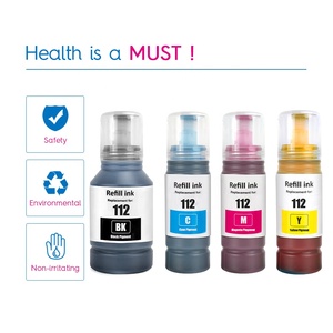 Bình Mực Bình Số Lượng Lớn Tương Thích Màu Cao Cấp 112 Mực Đổ Đầy Nước Cho Máy In <span class=keywords><strong>Epson</strong></span> EcoTank L15150 L15160 - Product Image 3