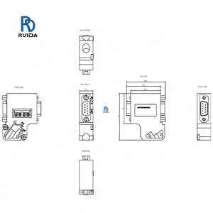 Conector de Control Industrial Profibus RS485 Original de la Marca 6ES79720BB610XA0 para PLC/PAC/Controladores Dedicados - Product Image 2