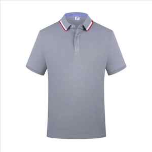 Polo liso de alta calidad con logotipo personalizado, Polo bordado de algodón y poliéster, uniforme de golf de negocios para hombre - Product Image 2