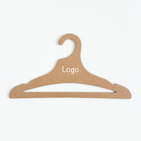 Cintres en carton robuste personnalisés avec logo imprimé, certifiés écologiques, pour vêtements, vente au détail et salle de bain