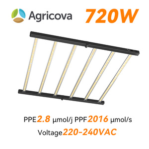 Lámparas <span class=keywords><strong>LED</strong></span> de <span class=keywords><strong>Cultivo</strong></span> Tritile de 720W, 4x4 pies, Alta Eficiencia, PPE 2.8, Espectro Completo, Regulables, <span class=keywords><strong>para</strong></span> Plantas de Interior - Product Image 1