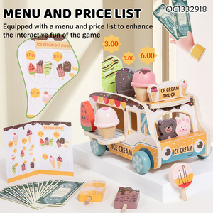Mini Carrito <span class=keywords><strong>de</strong></span> Helados Móvil, <span class=keywords><strong>Juguetes</strong></span> <span class=keywords><strong>de</strong></span> <span class=keywords><strong>Madera</strong></span> <span class=keywords><strong>para</strong></span> Niños, <span class=keywords><strong>Juguetes</strong></span> <span class=keywords><strong>de</strong></span> Simulación Montessori con Helado <span class=keywords><strong>de</strong></span> Juguete y Dinero en Efectivo - Product Image 6