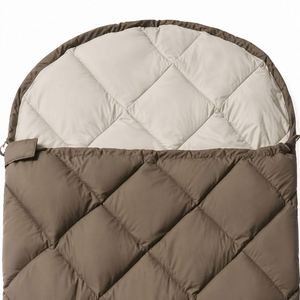Sac de couchage tendance personnalisé à capuche, en matériau PU écologique, sac de compression compact pour le camping, la randonnée et le trekking - Product Image 2