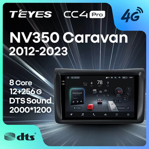 TEYES CC4 PRO pour Nissan NV350 <span class=keywords><strong>Caravan</strong></span> 2012 - 2023 CarPlay Android Auto 2DIN Autoradio Radio Stéréo Multimédia - Product Image 1