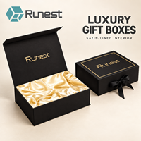 Boîte de rangement pour extensions de cheveux, en carton écologique, avec impression de logo personnalisée, finition brillante, fermeture magnétique, luxe, pliable