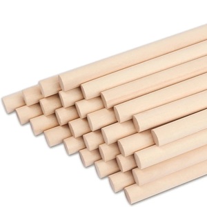 150*5mm tất cả các loại kích thước thanh gỗ dài, thanh tròn tự nhiên chưa hoàn thành, que kẹo mút, DLY - Product Image 5