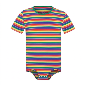 Mens Short Sleeve Bodysuit One-Piece Pajama Romper Cotton Spandex OEM Branding Bulk Supply Premium Supplier - Product Image 1