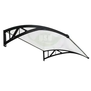 Auvent d'extérieur en Polycarbonate diy, pare-soleil <span class=keywords><strong>de</strong></span> porte et <span class=keywords><strong>de</strong></span> fenêtre, auvent <span class=keywords><strong>pour</strong></span> le <span class=keywords><strong>jardin</strong></span>, <span class=keywords><strong>abri</strong></span> <span class=keywords><strong>de</strong></span> pluie PC - Product Image 3